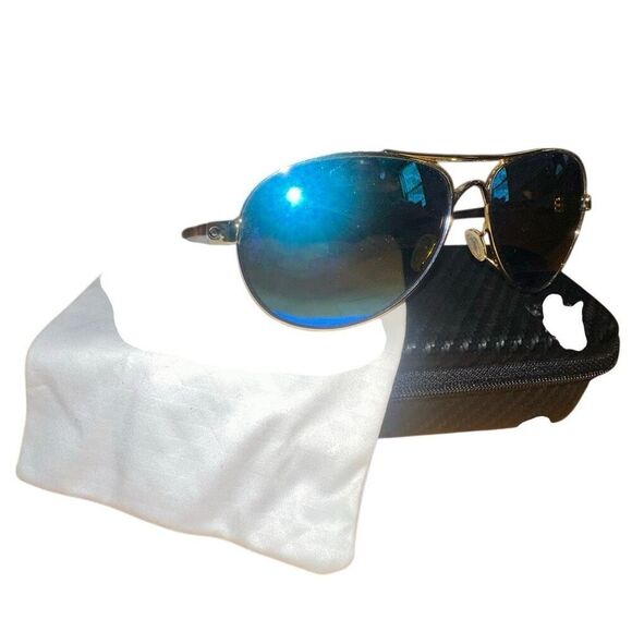 Native Other - NEW Oakley feedback Polished Gold Tort POLARIZED Galaxy sunglasses